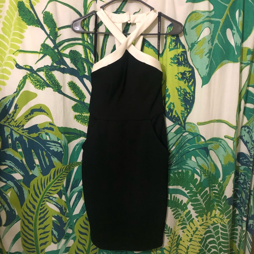Bisou bisou black and white cross dress